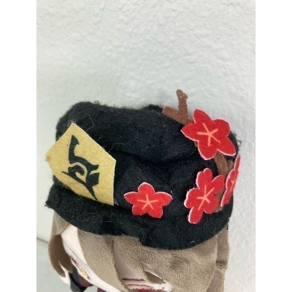 Genshin Impact Hu Tao Niko Plush Figure 9" Anime Soft Doll Cosplay Collectible - Picture 7 of 13